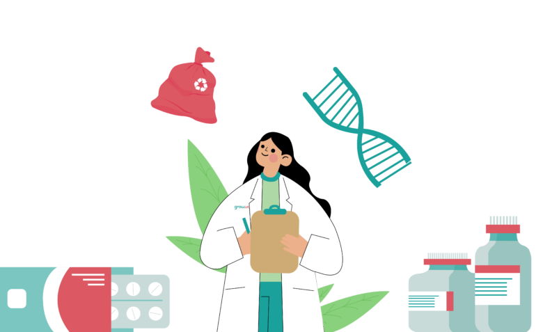 Tussen Illustratie Duurzaamheid in de zorg